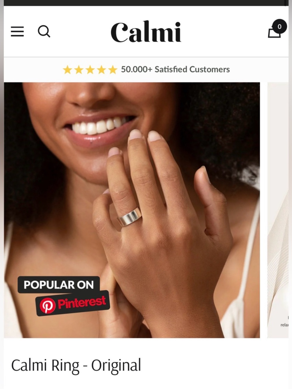 Calmi Ring Original, Gold